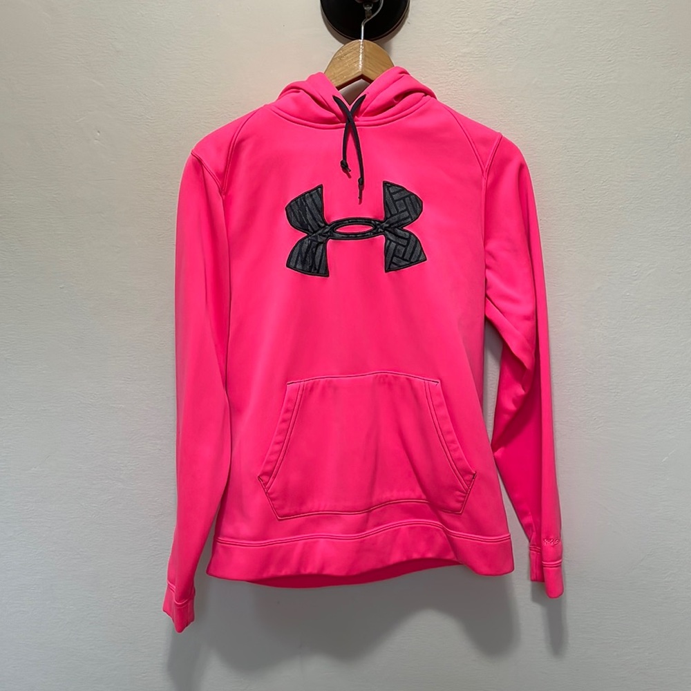 Hot pink Under Armour Hoodie